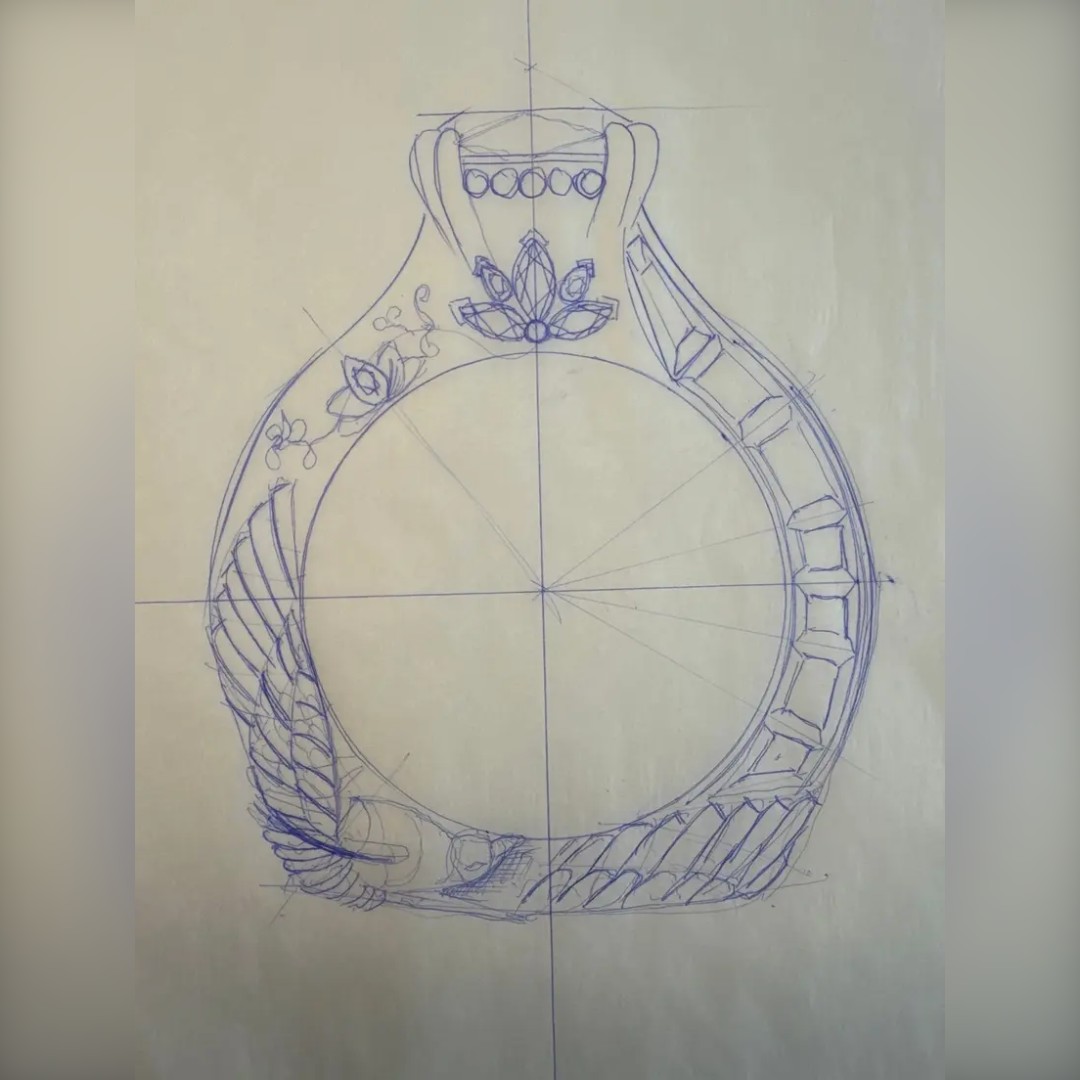 Pen ring drawing